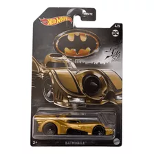 Batmobile Batman Gold Hot Wheels Carrito Especial Dc 4087