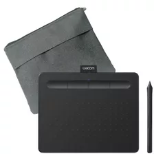 Mesa Digitalizadora Wacom Intuos + Capa Protetora Case Cinza