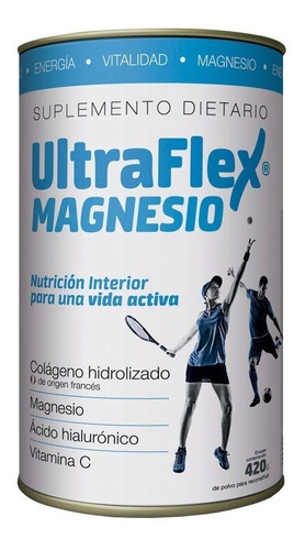  Suplemento En Polvo Trb Pharma  Ultraflex Magnesio Sabor Naranja En Lata De 420g