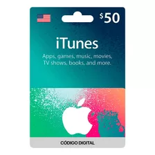 Gift Card Itunes $50 Código Digital