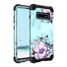 Casetego - Carcasa Para Samsung Galaxy S10, Diseño Floral
