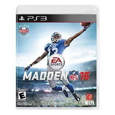 Madden Nfl 16 Standard Edition Ps3 Mídia Física Seminovo