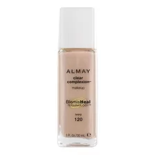 Base Liquida Almay Clear Complexion Oculta, Corrige El Acne 