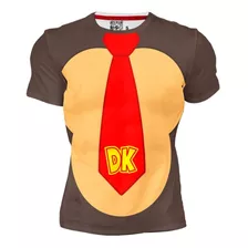 Playera Full Print Traje Disfraz Caricatura Donkey Kong