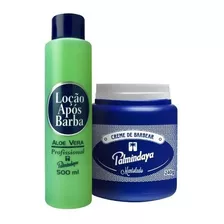 Kit Palmindaya Creme Barbear 240g + Loção Após Barba 500ml