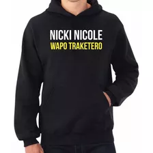 Buzo Canguro Nicki Nicole Hoodie Calidad Premium