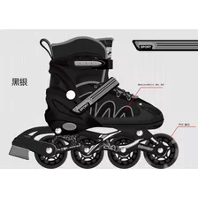 Patins Inline Roller + Led Infantil/adolescente/adulto 