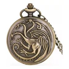 Reloj De Bolsillo Juego De Tronos (casa Targaryen)