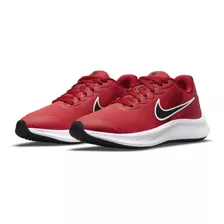 Tenis De Running Para Niños Grandes Nike Star Runner 3 Rojo Color Rojo Universitario/rojo Gimnasio/blanco/negro Talla 24 Mx