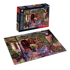 Rompecabezas Puzzle 1000 Piezas Casa De Flores Paisaje Juego