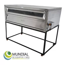 Horno Para Pizza, Pizzero Doble Porcion. En Acero.