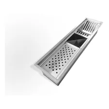 Escorredor Calha Em Inox 304 Úmida D Cozinha 60cm P Louças