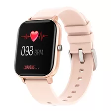 Smartwatch Colmi P8 1.4 Caja De Aleación Rose Gold, Malla Rose Gold De Silicona