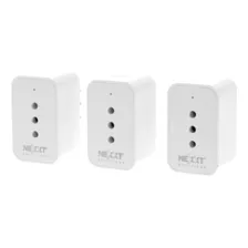 Kit Enchufes Inteligentes Nexxt Nhp-s720 3 Unid. Wi-fi 220v