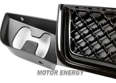 07-13 Gmc Yukon Xl 1500 2500 Black Lower Bumper Grille I Nnc Foto 2