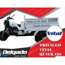 Triciclo Vital Quick 125 Financiado 100% Hasta En 60 Cuotas