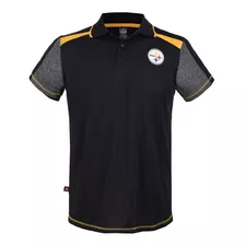 Playera Deportiva Hombre Tipo Polo Steelers Nfl 320469