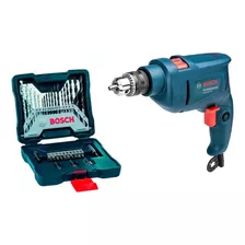 Furadeira De Impacto Bosch Gsb 450 Re Std 450w + Kit De Pontas E Brocas Bosch X-line 33 Peças