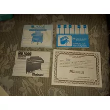 Manuais Órgão Eletrônico Minami Certificado 1985 Raros