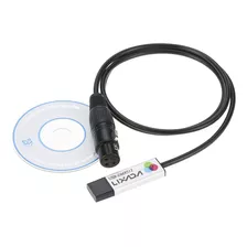 Adaptador De Interfaz Usb Dmx512 Controlador De Ilumina...