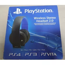 Headset Sony Gold Wireless Stereo 2.0 Playstation