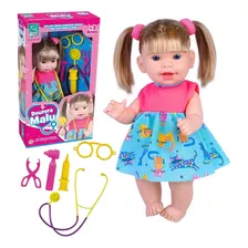 Brinquedo Boneca Doutora Malu 30cm 510 - Super Toys