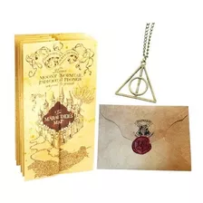 Harry Potter Mapa Merodeador Carta Aceptación Hogwarts