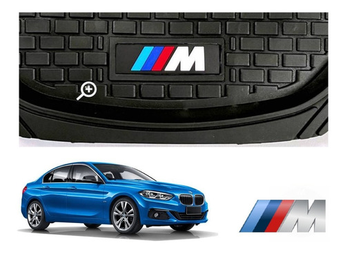 Tapetes 4pz 3d Logo M-series Bmw Serie 1 Sedan 2019 A 2022 Foto 5