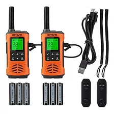 Retevis Rt45p Walkie Talkies Impermeables Ip67, Radio Recarg