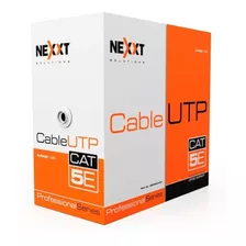 Rollo Cable Nexxt Utp Cat 5e 100m Interior Certifica Gigabit