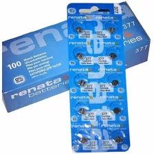 Pila Batería Renata 377 (sr626sw) 1.55v Original Pack X 10