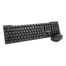 Kit Mouse E Teclado Sem Fio Usb Wireless Cm-31 Chinamate Cor Do Mouse Preto Cor Do Teclado Preto