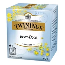 Twinings Of London Sabor Erva Doce 20g - 10 Saquinhos