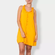 Vestido Elegante Con Detalles Rizados - Perfecto Para Verano