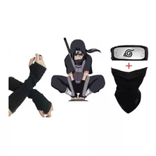 Banda Bandana Naruto + Guantes + Mascara - Cosplay Anime