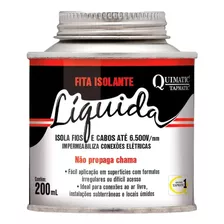 Fita Isolante Líquida Quimatic Tapmatic Isola 6.500v 200ml 