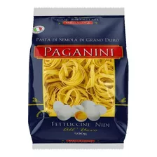 Massa Fettuccine Nidi Com Ovos Paganini 500g Kit C/2