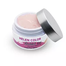 Gel Sólido Led Uv Unha Helen Color Builder Pink Sakura 15g