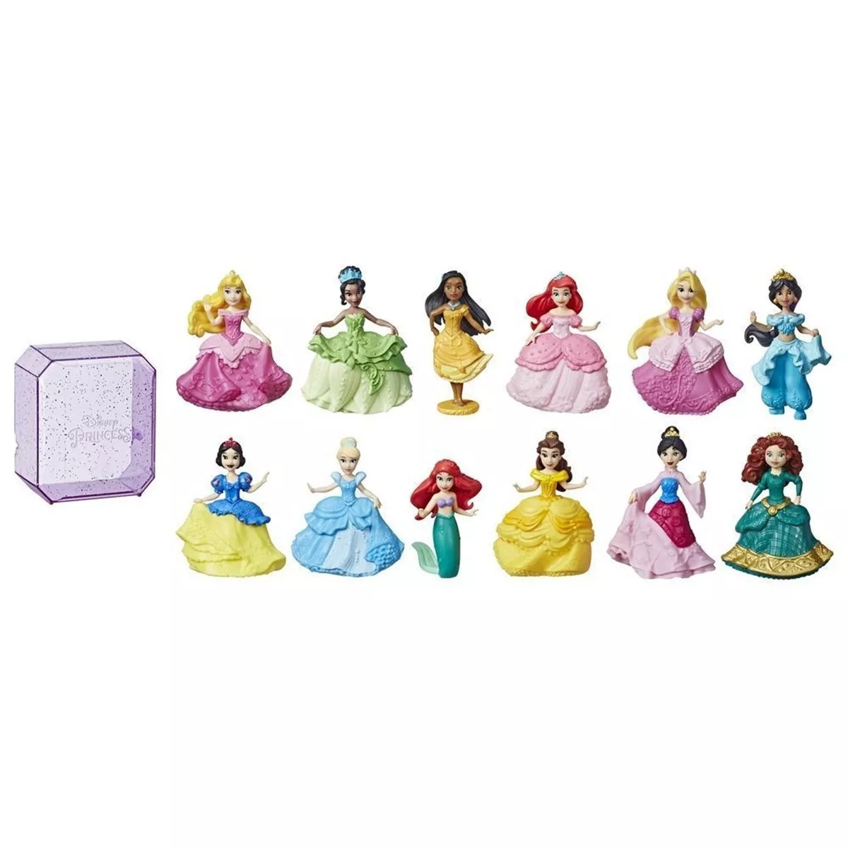Nova Boneca Miniatura Princesas Disney Surpresa Hasbro E3437