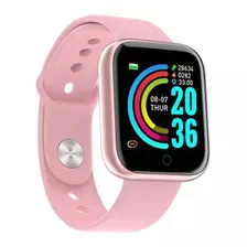 Smartwatch Miza D20 Plus 41.5mm, Pulseira Rosa