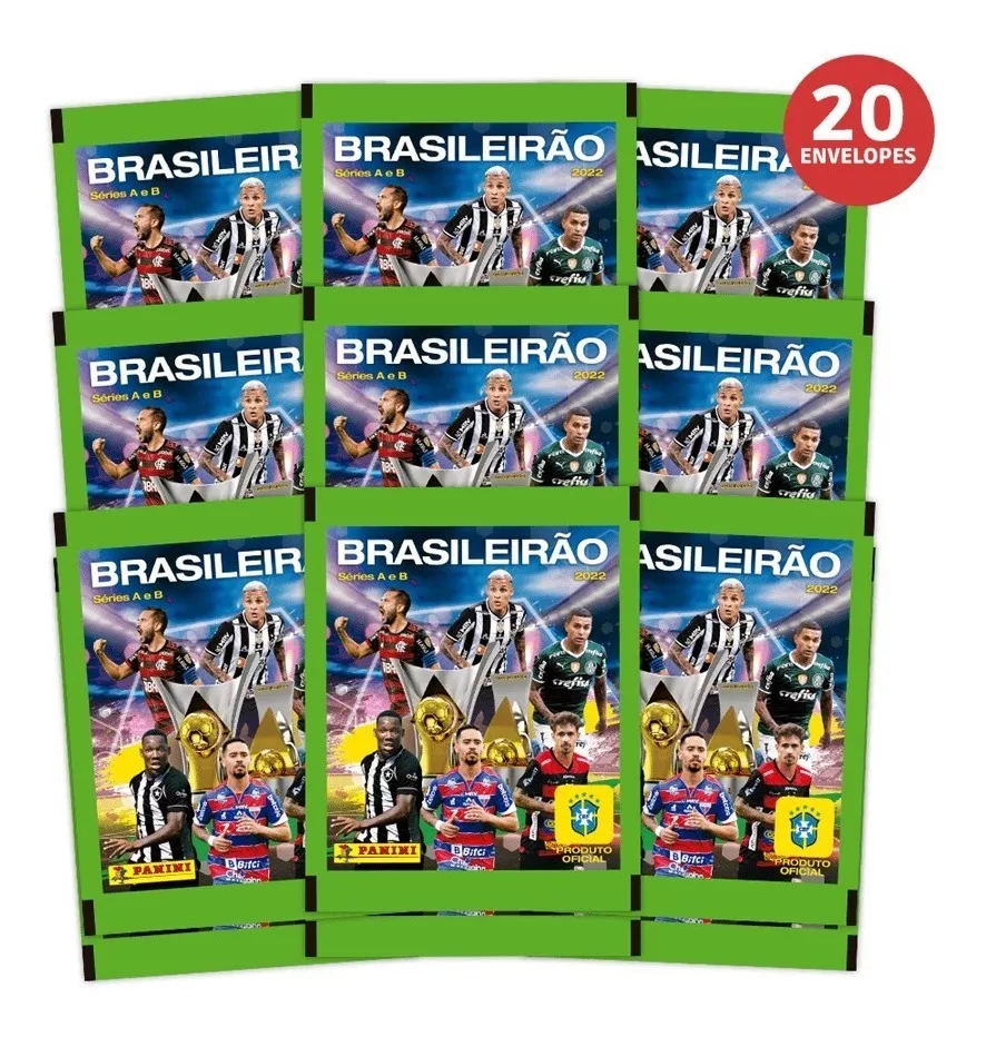 Campeonato Brasileiro - 20 Envelopes De Figurinhas
