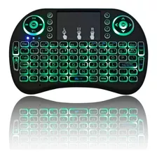 Mini Teclado Air Mouse Touch Sem Fio Tv Wireless Com Luz