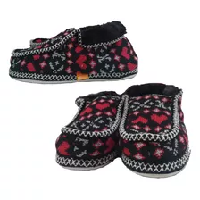 Pantufa C Bota Viena Decorada Inverno Antiderrapante