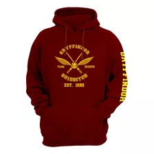 Blusa De Frio Moletom Peluciado Hp Ótima Qualidade Gryfindor