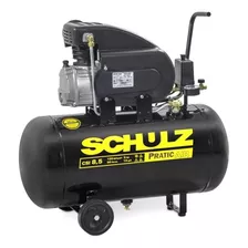 Compressor De Ar Schulz 50l C/ Rodas Pratic Air Csi 8,5/50