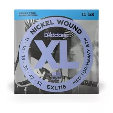 Encordoamento Guitarra .011 D'addario Xl Nickel Wound Exl116