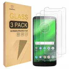 [paquete De 3] - Moto G6 [vidrio Templado] Protector De...