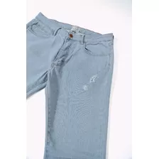 Jean Denim Azul Clarito Hombre Icaro Remeras