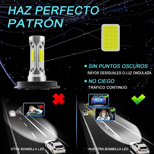 H4 881 9003 Kit De Focos Led Para Pontiac Matiz 2004-2010 Foto 2