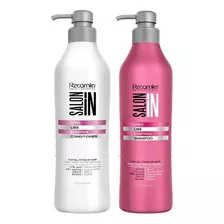 Salon In Pro Liss Control Shampoo + Acondicionador 1l C/u